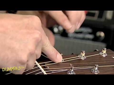How To String a Steel String Acoustic Guitar