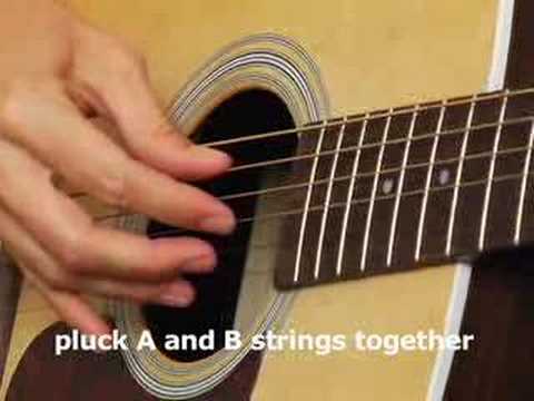 How to play Acoustic Guitar Lesson basic finger picking