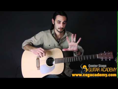 HOW TO PLAY GUITAR FOR BEGINNERS : PLAYING EXERCISE 1 FOR BEGINNERS