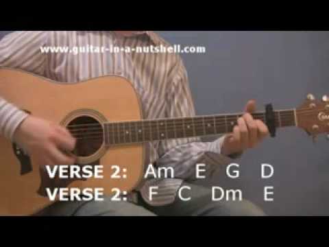 Acoustic Guitar Play Hotel California for Beginners