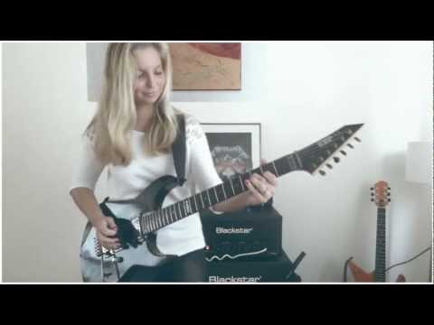 One – Metallica by Cissie on Guitar – with Hammett solo MULTICAM HD