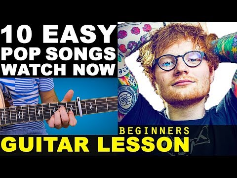 Learn | TOP 10 | EASY | Pop Songs (2016) Beginners Guitar Lesson