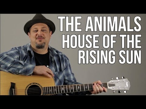 House Of The Rising Sun Guitar Lesson – The Animals – Easy Songs For Acoustic Guitar – Tutorial