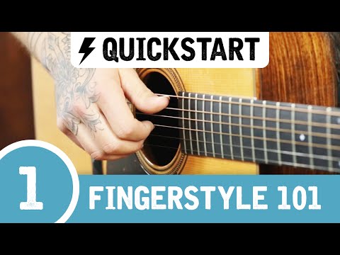 The BEST Beginner Fingerstyle Guitar Lesson