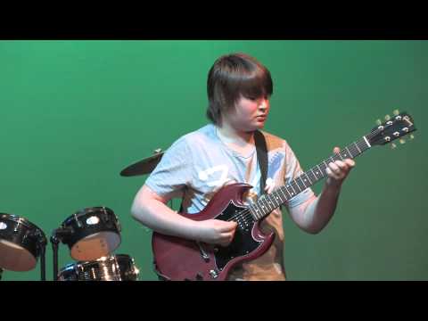 Stairway to Heaven Guitar Solo – Talent Show 2013 Wayland Union Middle School