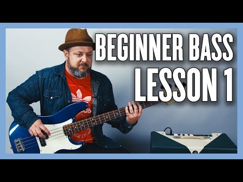 Beginner Bass Lesson 1 – Your Very First Bass Lesson