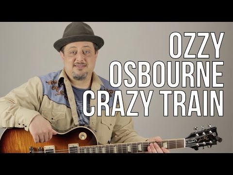 Crazy Train Guitar Lesson – Ozzy Osbourne – Opening Riff – How to Play on Guitar