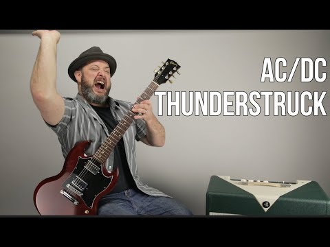 AC/DC Thunderstruck Guitar Lesson + Tutorial