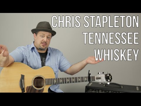 Chris Stapleton – Tennessee Whiskey – Guitar Lesson – How To Play Super Easy Beginner Acoustic