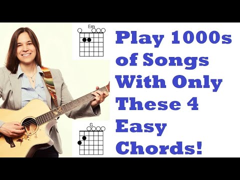 FIRST Guitar Chords You NEED To Learn – Easiest Beginner Guitar Chords For Playing Songs