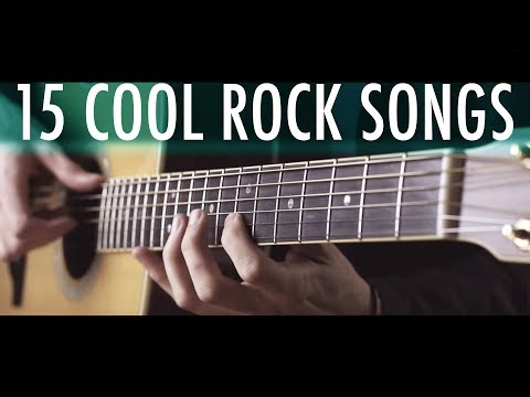 15 SUPER COOL ROCK SONGS in fingerstyle